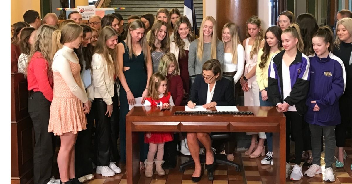 Iowa Lawmakers Finally End the Madness, Ban Trans Athletes from Female Sports