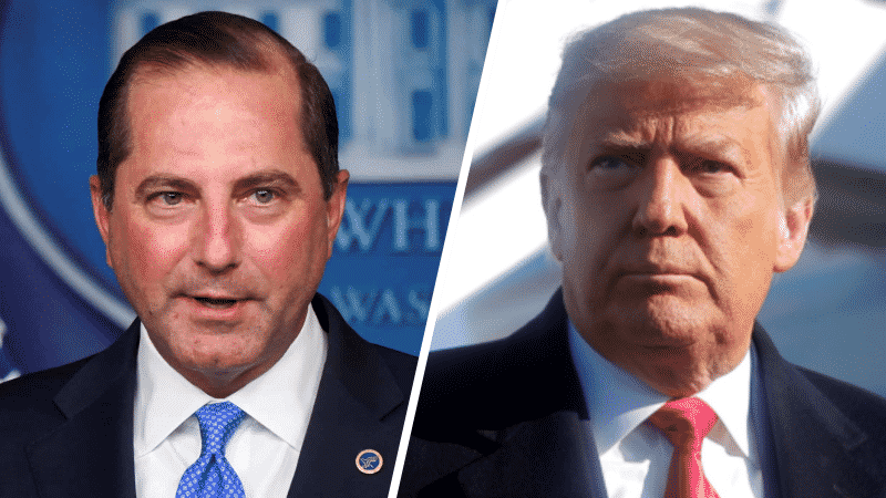 Azar in Resignation Letter To Trump: Capitol Riot Could ‘Tarnish’ the Admin’s ‘Historic Legacies’