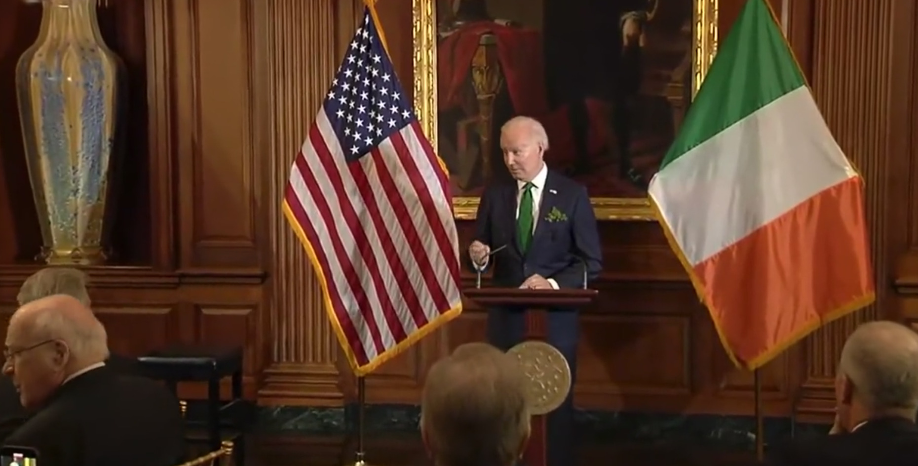 Joe Biden Receives Backlash for Joke During St. Patrick’s Day Gathering
