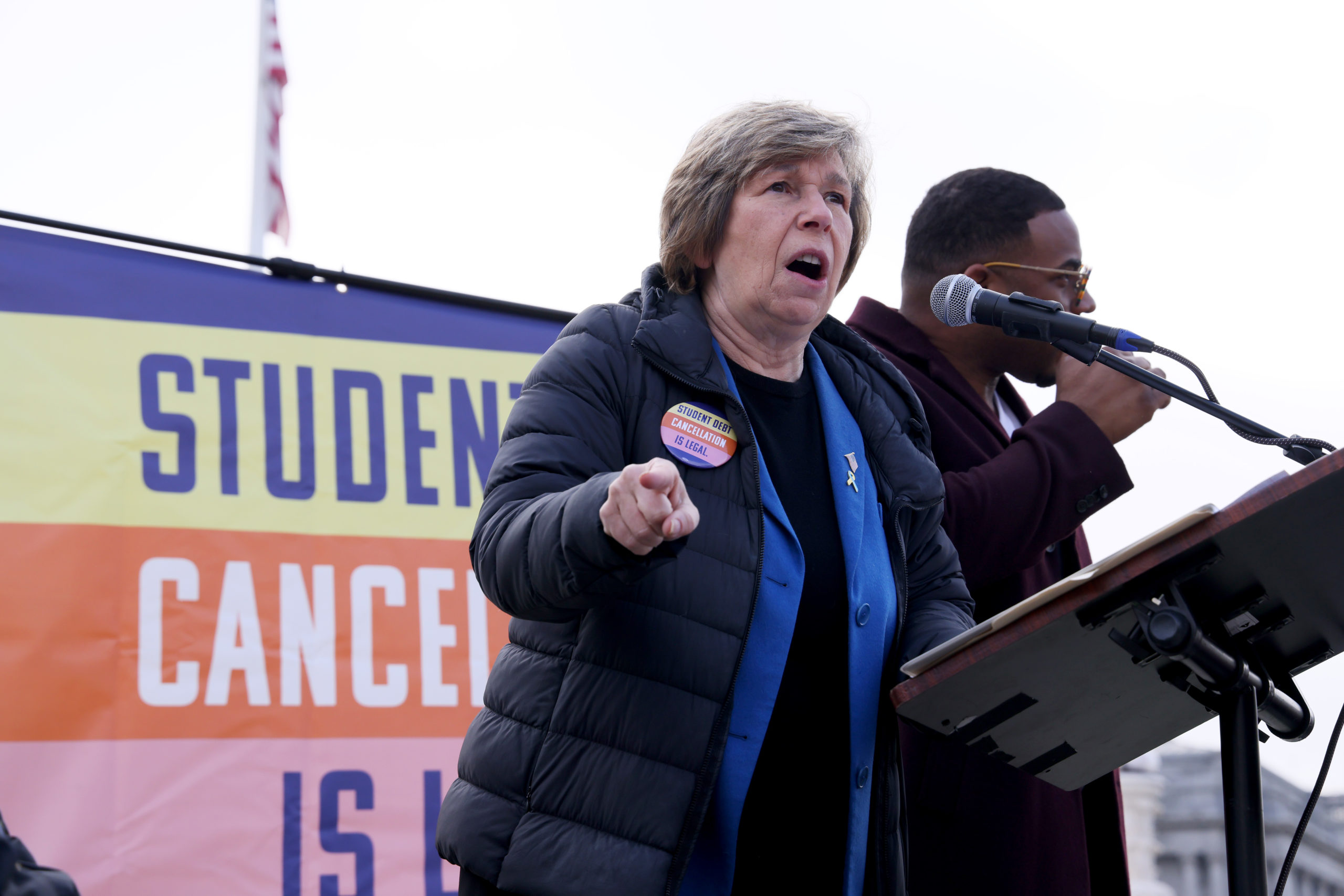 Teachers’ Union President Sparks Reaction After Meltdown in Front of Supreme Court