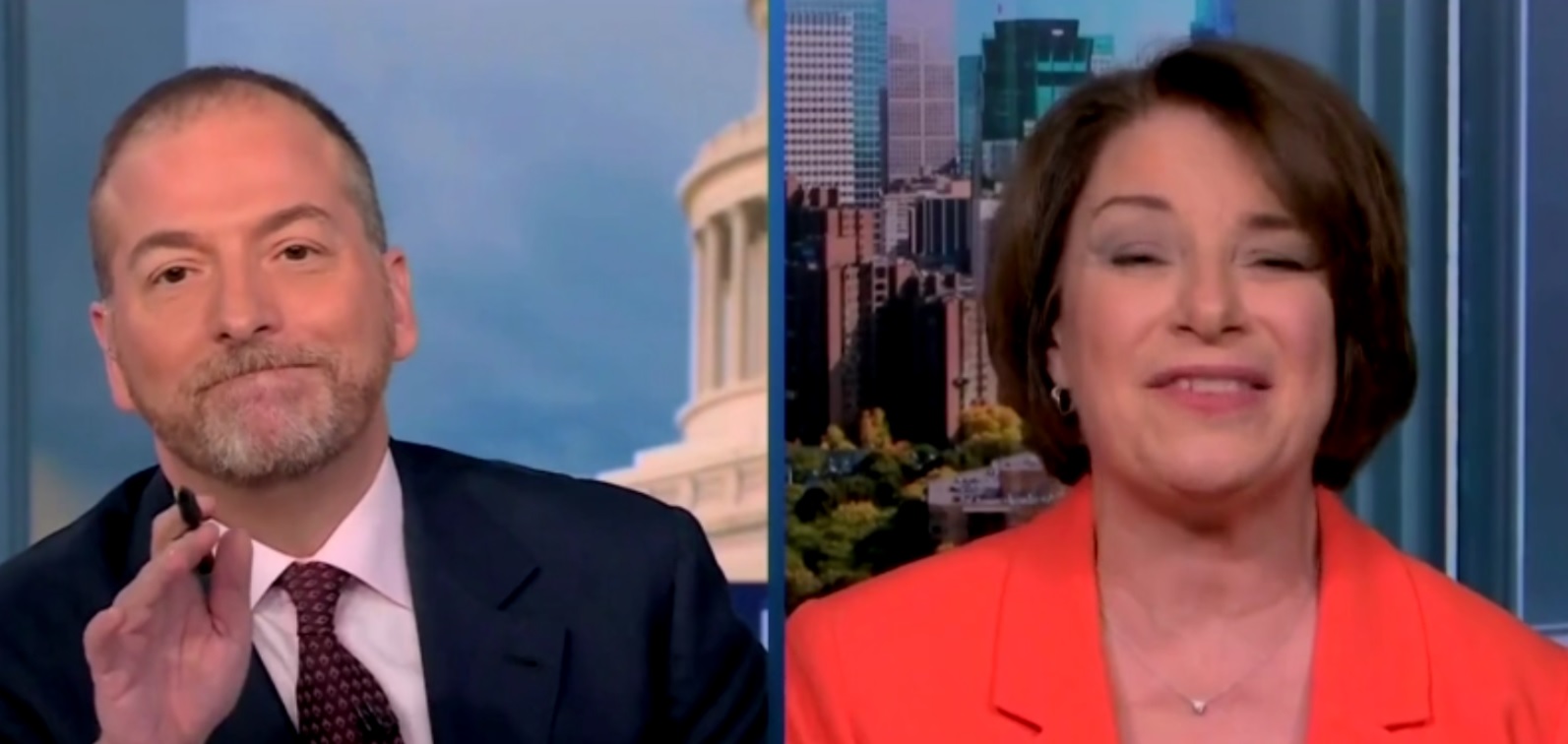 Amy Klobuchar Deflects Hunter Biden Question – Chuck Todd’s Facial Expression Says It All