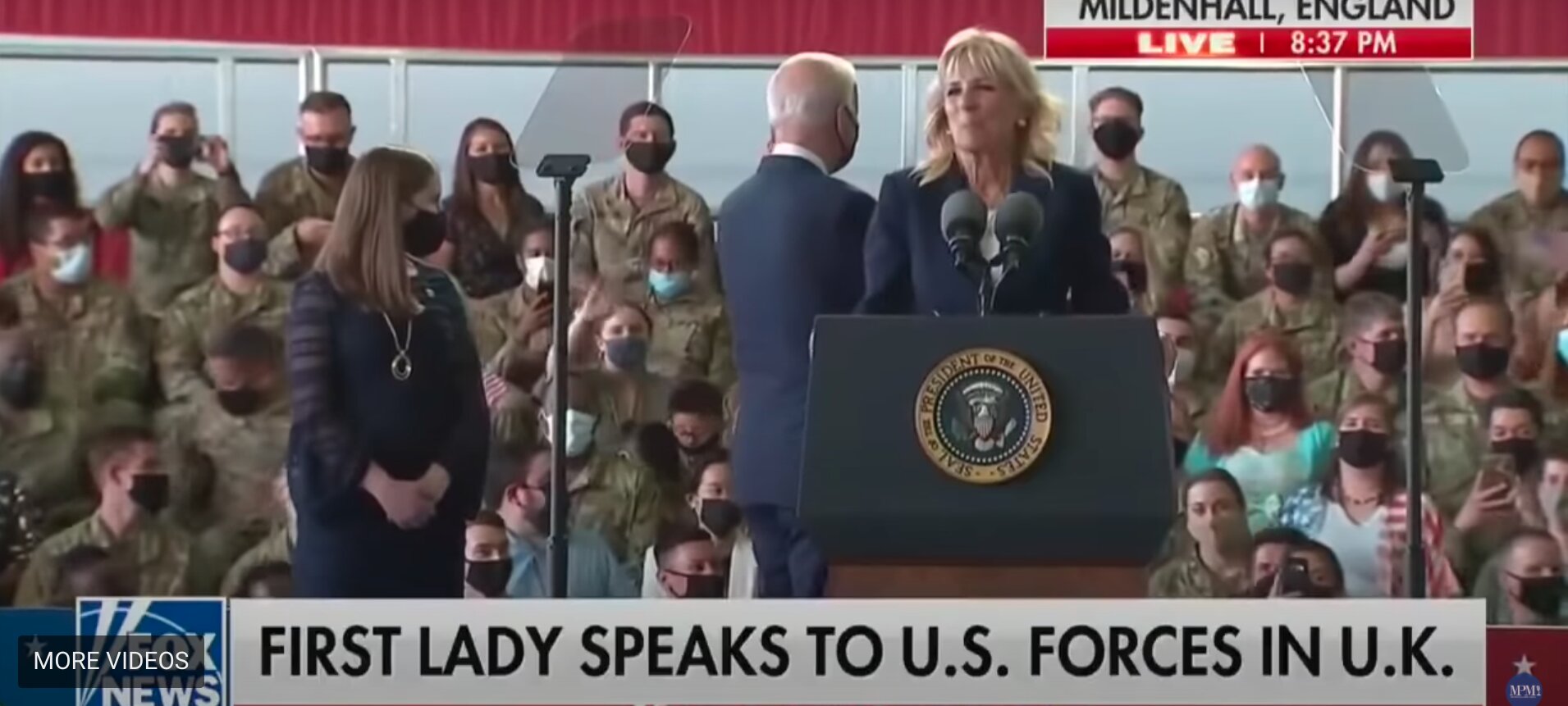 Commentary: First Lady Tells Biden To ‘Pay Attention’ During Speech in UK