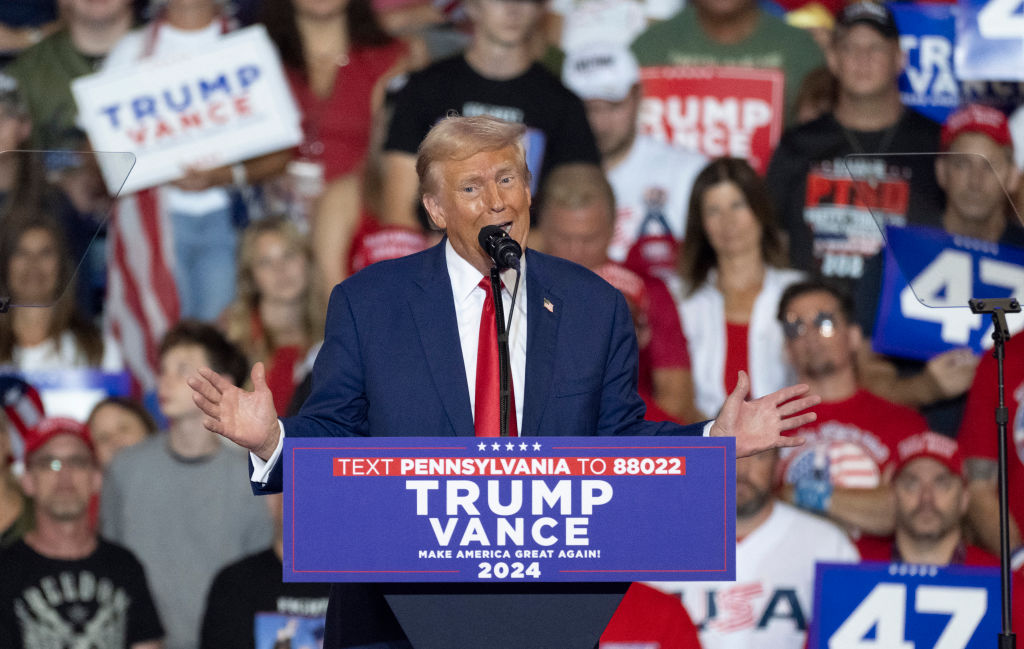 Trump Insists He Is a ‘Much Better Looking Person’ Than Harris
