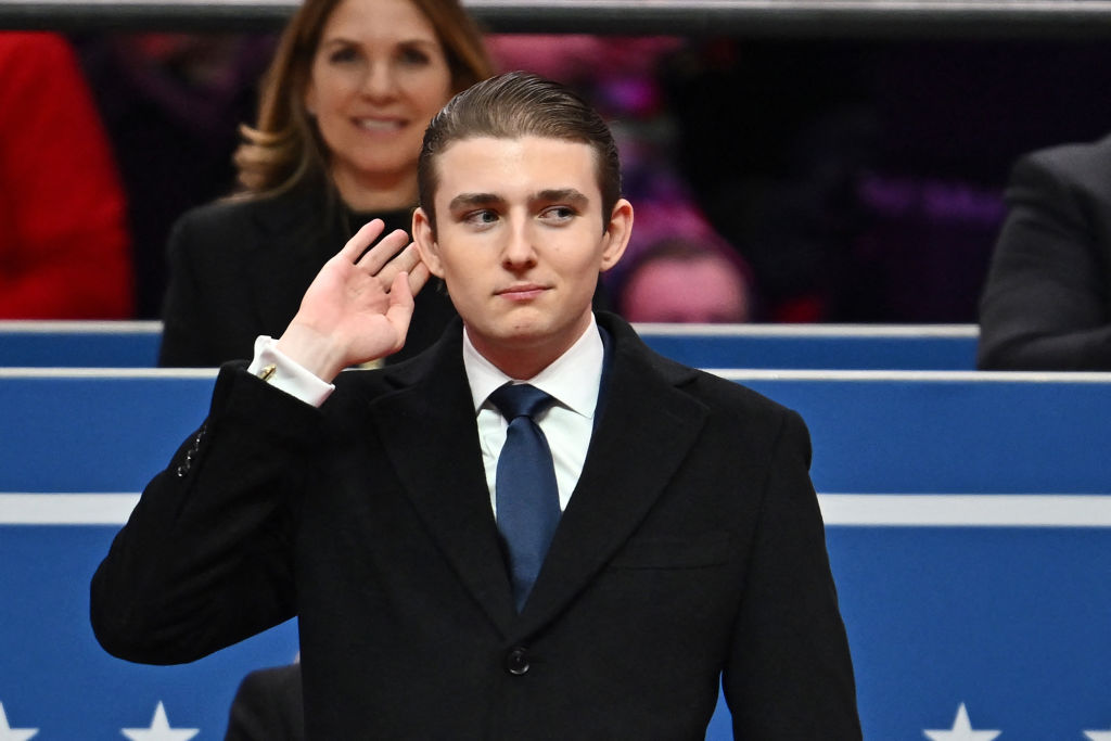 Video: Crowd Roars for Barron Trump At Inauguration Celebration