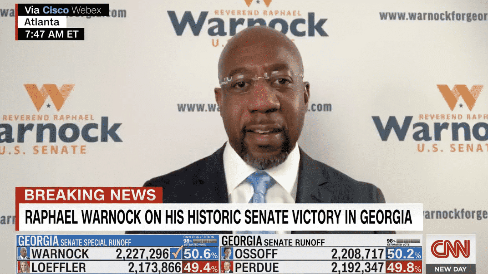 Raphael Warnock After Senate Win: ‘No Intentions of Becoming a Politician’