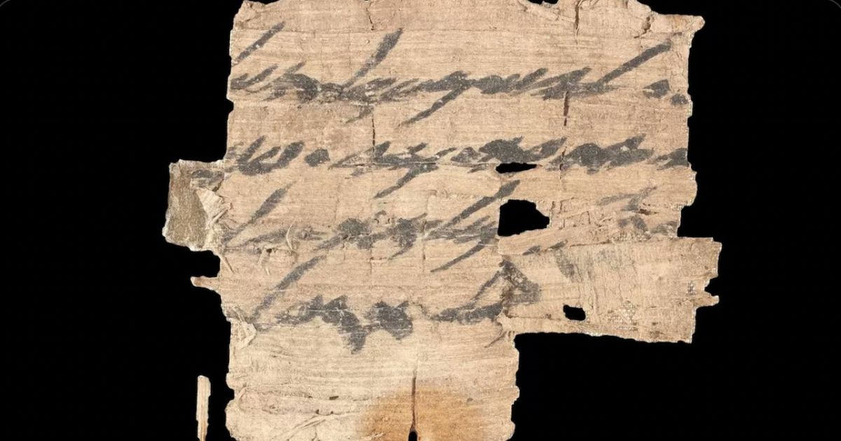 Incredible Discovery in Montana: 2,700-Year-Old Papyrus with Biblical Name Written on It Returned to Israel