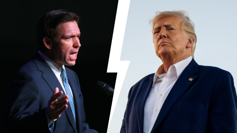 DeSantis Whacks Trump for ‘Going Left’ on a Variety of Issues: ‘This a Different Guy’ Than He Was in 2016