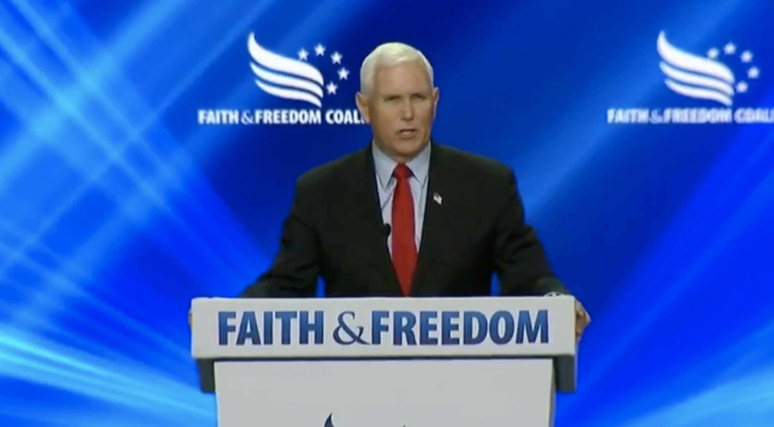 Hecklers Call Pence a ‘Traitor’ During Conservative Conference