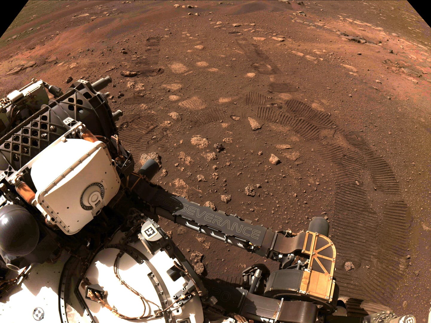Mars Rover Perseverance Takes First Spin on Surface of Red Planet