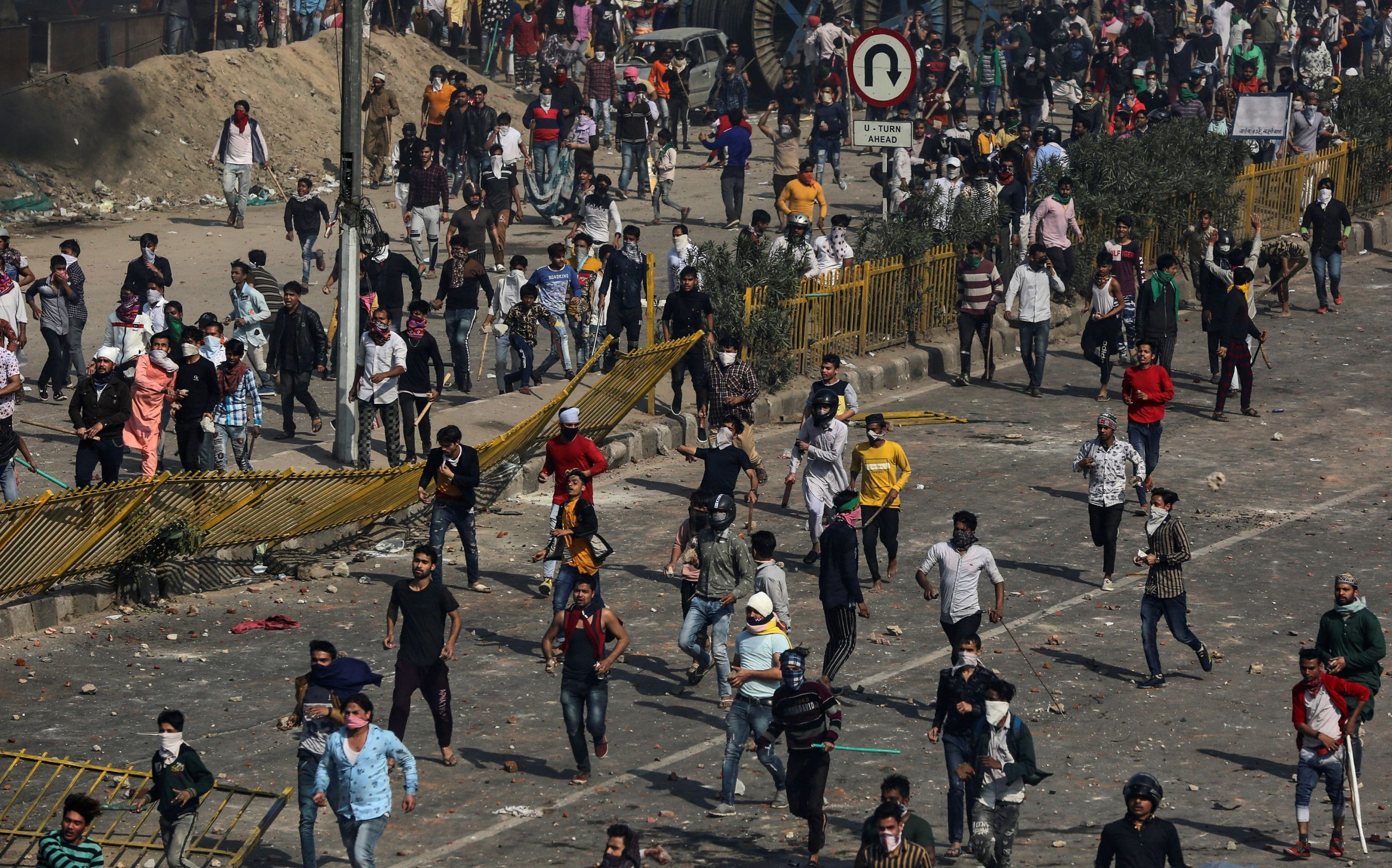 One Killed, Dozens Injured in Delhi Clashes as Trump Visits