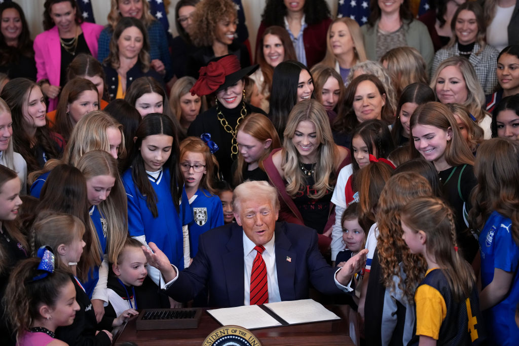 Trump Bans Transgender Athletes From Women’s Sports