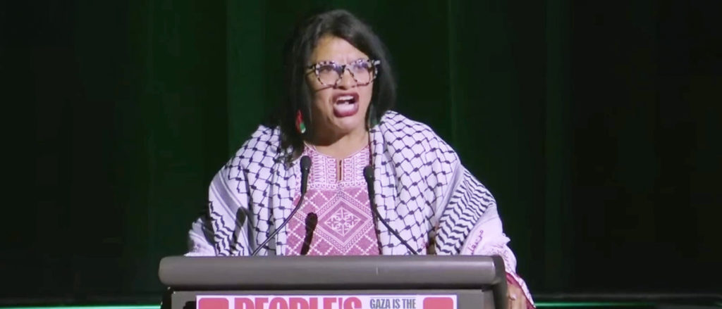 WATCH: Profane Rashida Tlaib Rant Targets Israel Backers In Wild, Unhinged Tirade