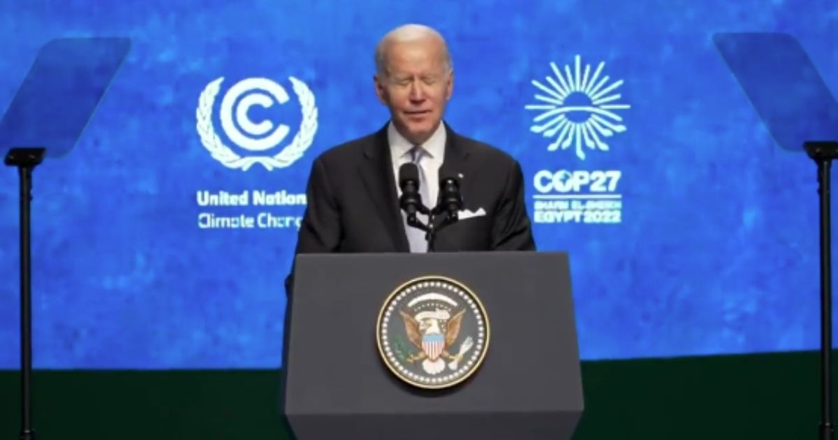 Joe Biden Embarrasses America in Egypt as He Struggles to Read Teleprompter, Winces as He Messes Up