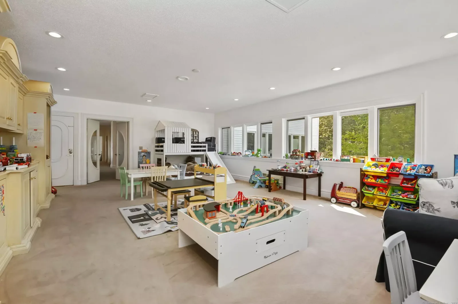 The playroom.