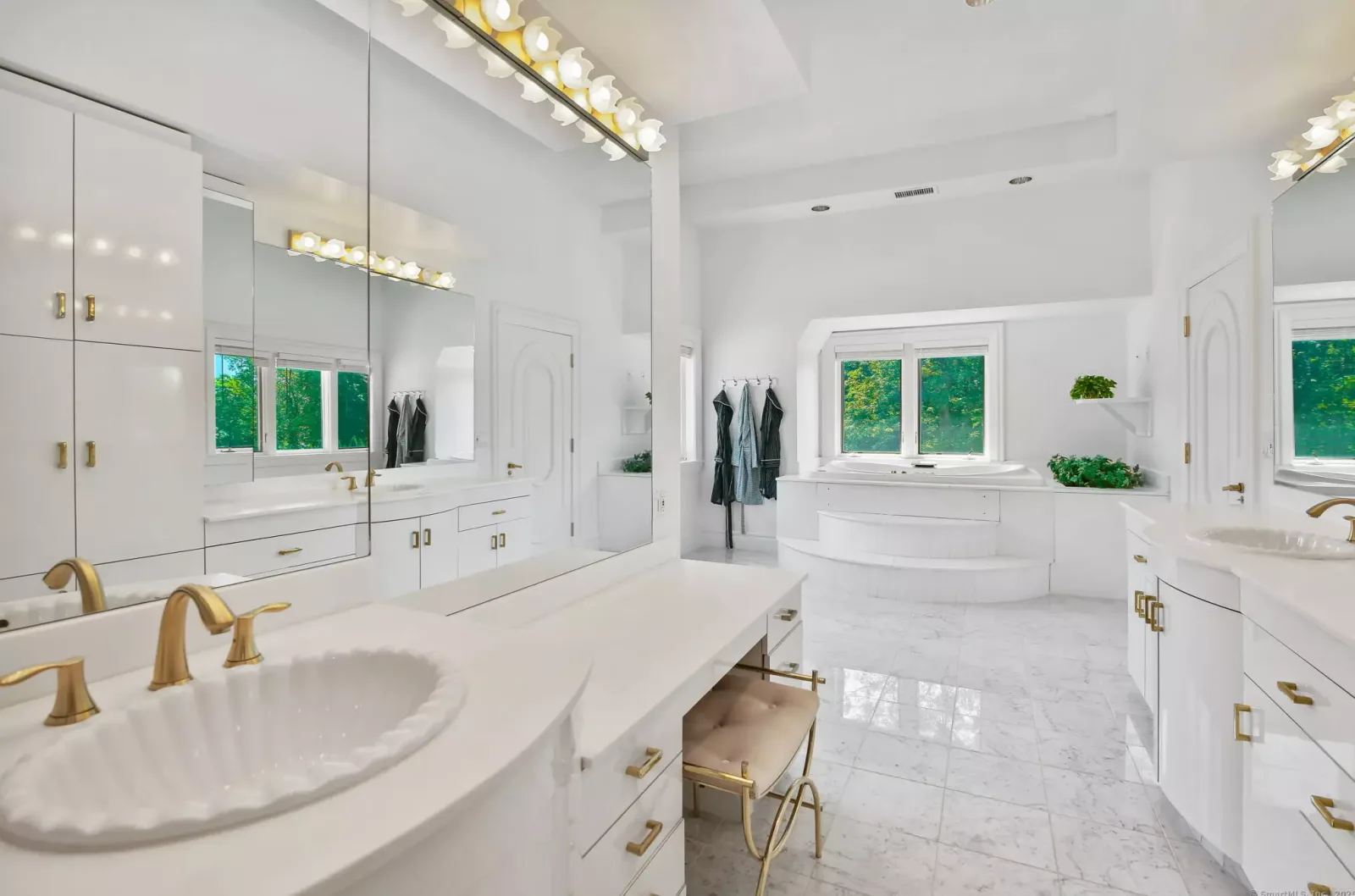 One of the 40 bathrooms.