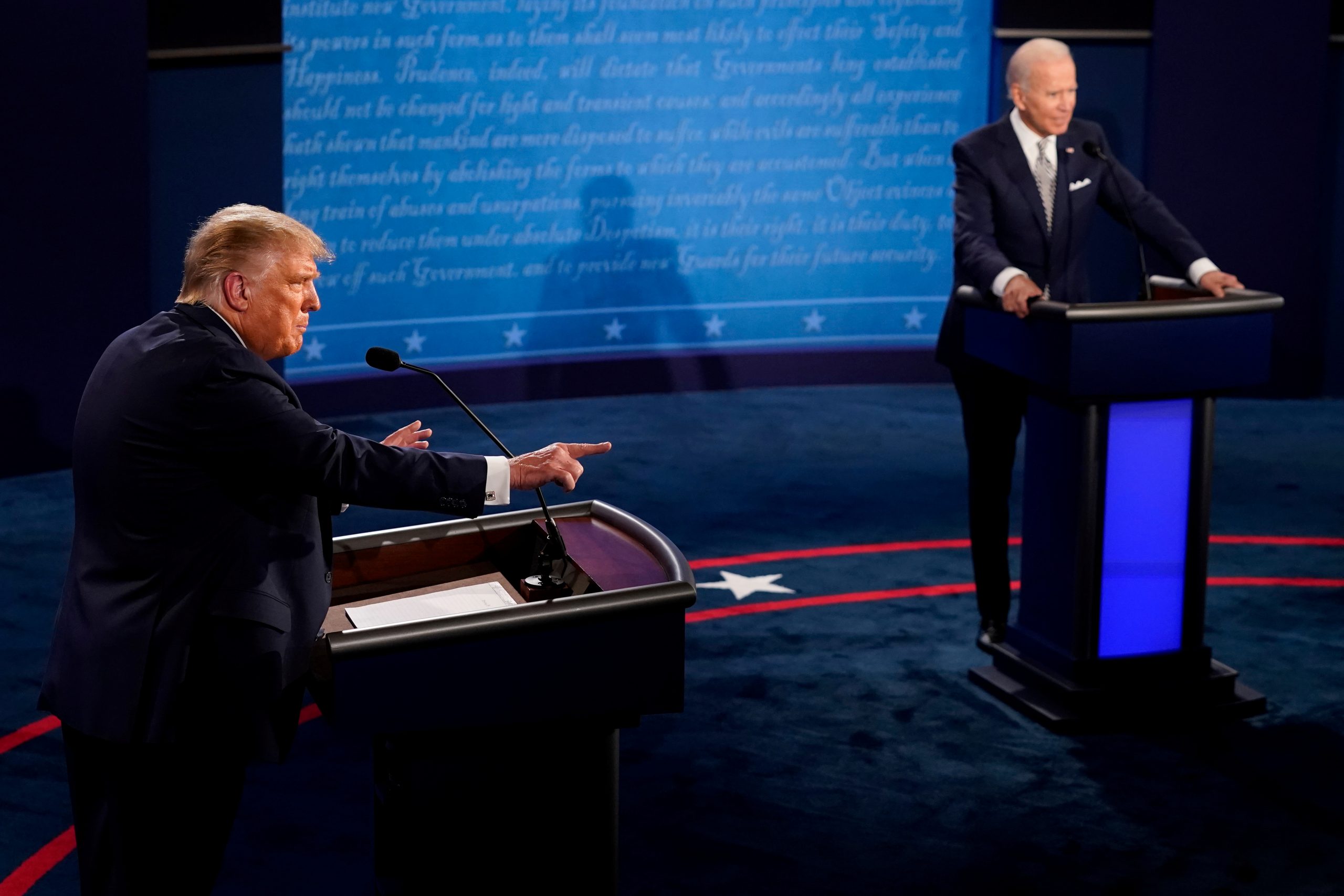After Unruly First Debate, Trump and Biden Hit Campaign Trail in Crucial States