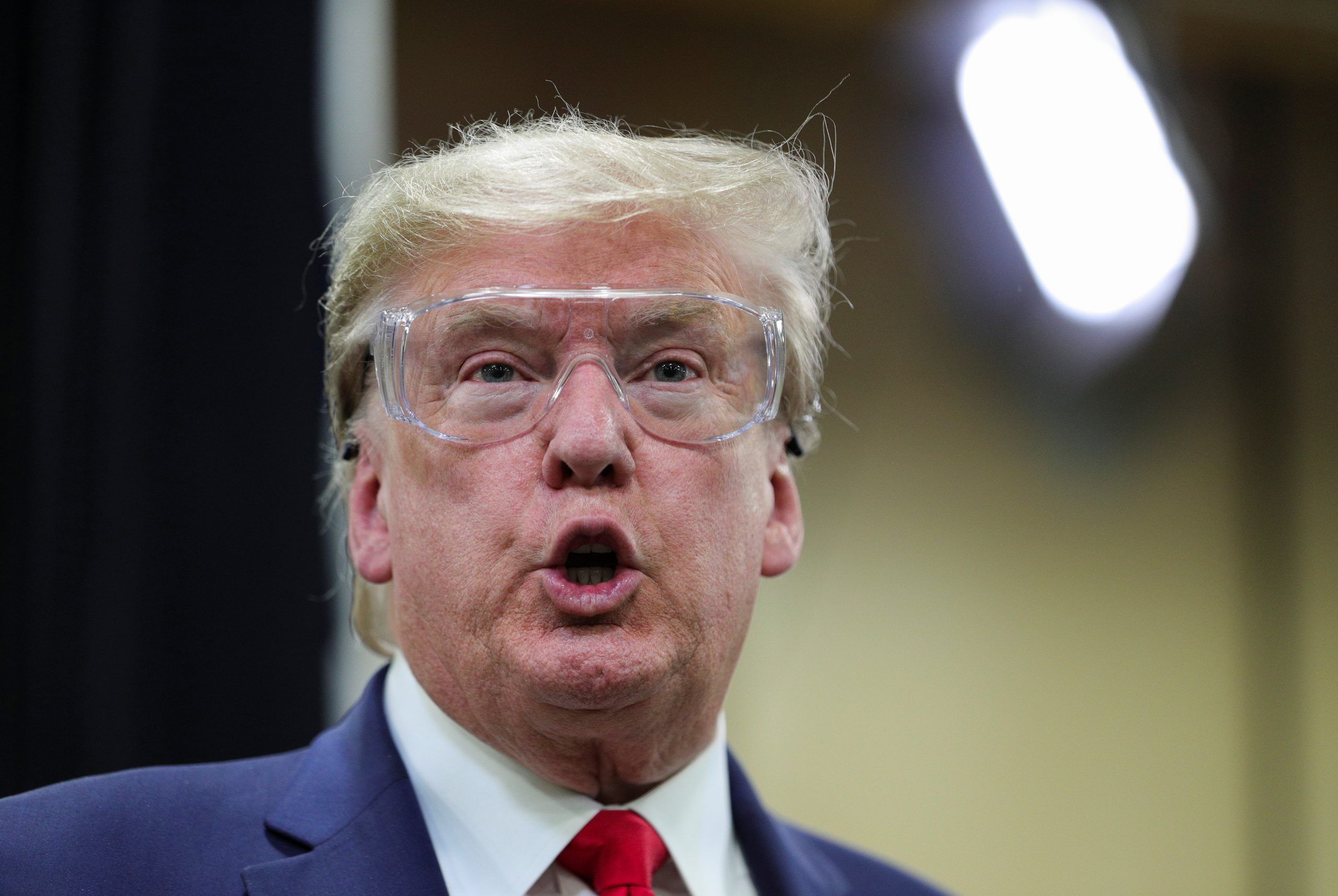 Trump Says He Did Not Wear Mask at Honeywell Facility After Consulting CEO