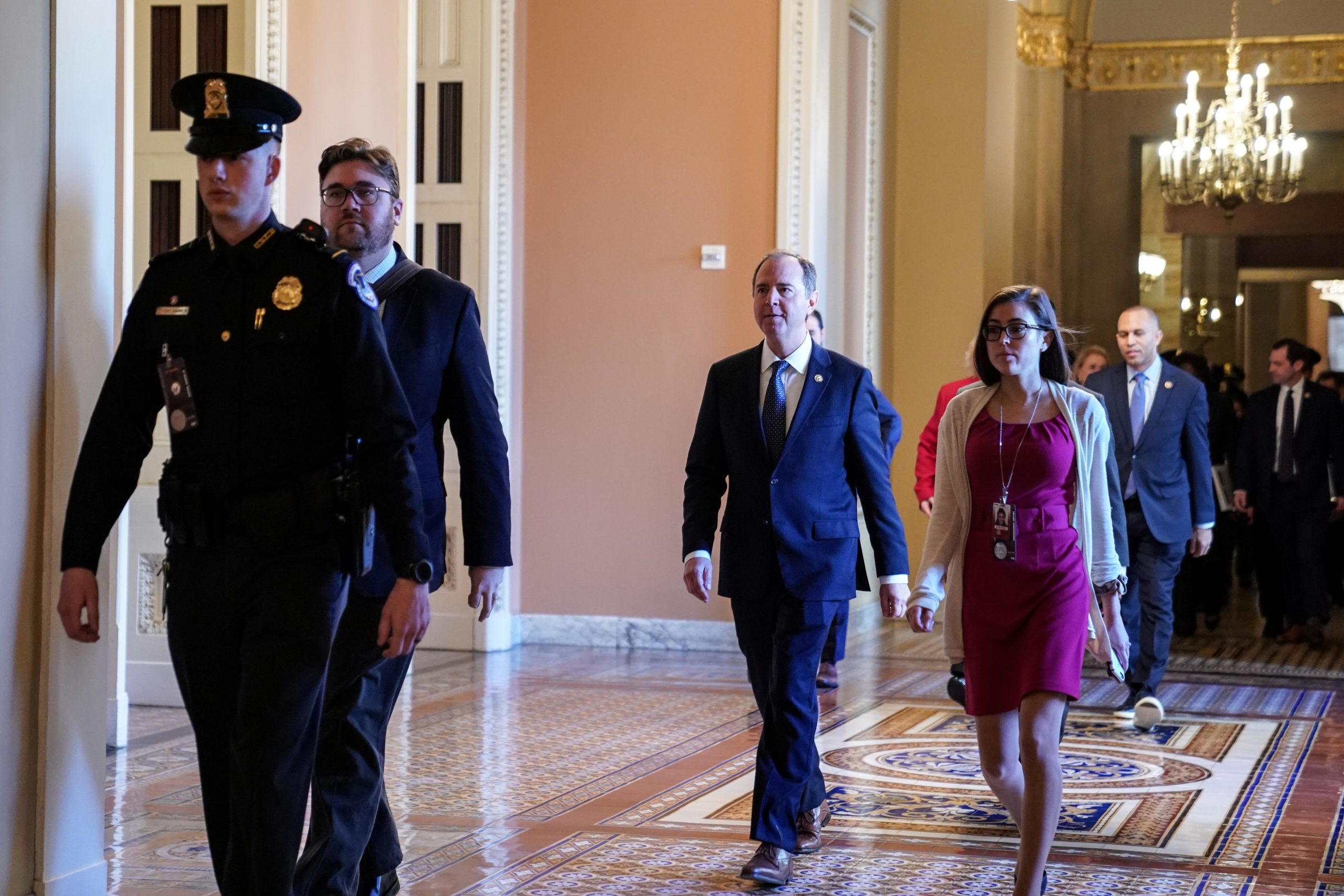Democrats Pressure Resistant Republicans to Join Push to Oust Trump