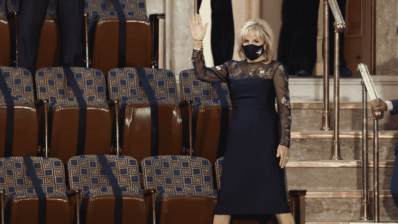 Harris, Jill Biden Dress for History and Unity at Congress Speech