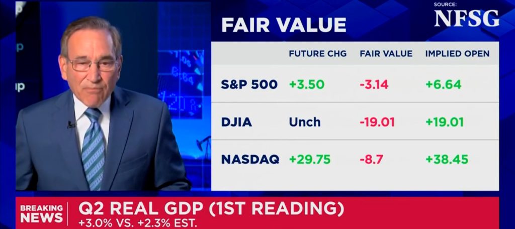 CNBC’s Rick Santelli Touts ‘Better Than Expected’ GDP Numbers Under Trump