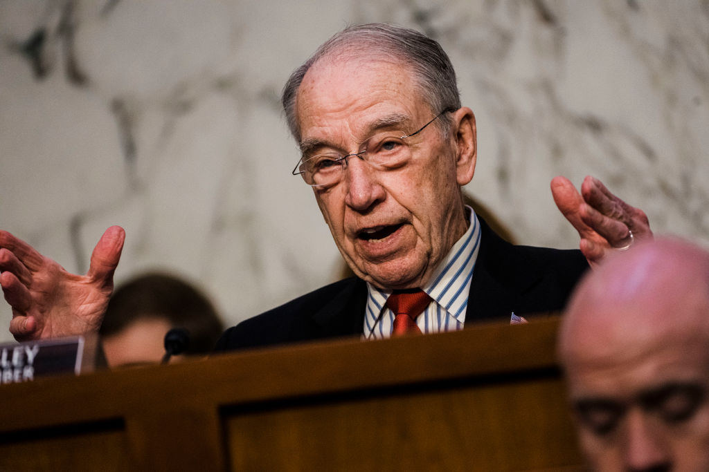 Grassley Sworn In as Pro Tempore — Third In Presidential Line of Succession
