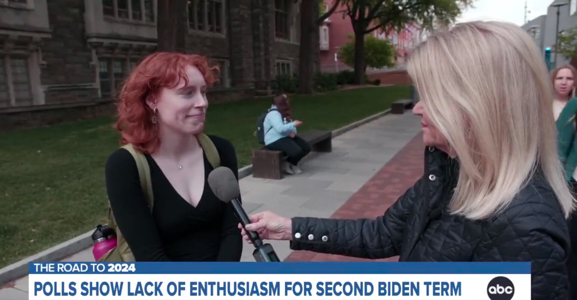 ABC News Gets 10-Second Pause From Young Voter When Asked What She Likes About Biden