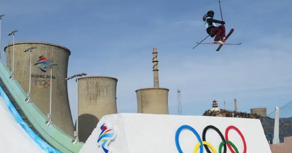 People Realize Winter Olympics Is Dystopian Nightmare When They See What Big Air Event Is in Middle Of