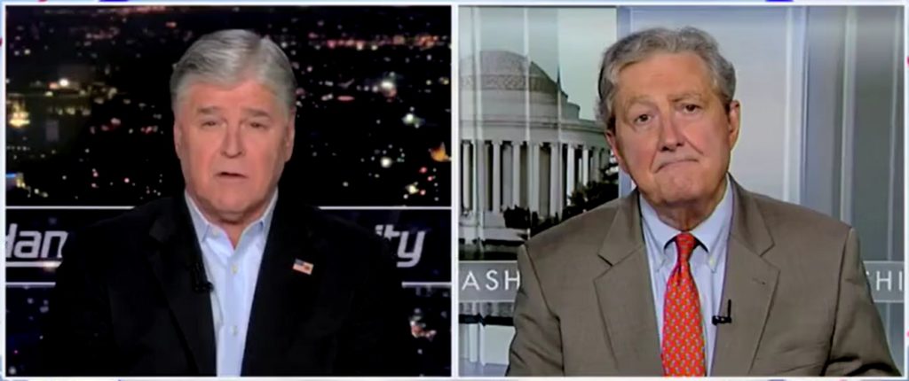 John Kennedy Tells Hannity When He Suspected Biden Was Declining