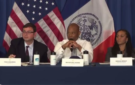 Eric Adams Compares Woman Asking a Question to Plantation Owner