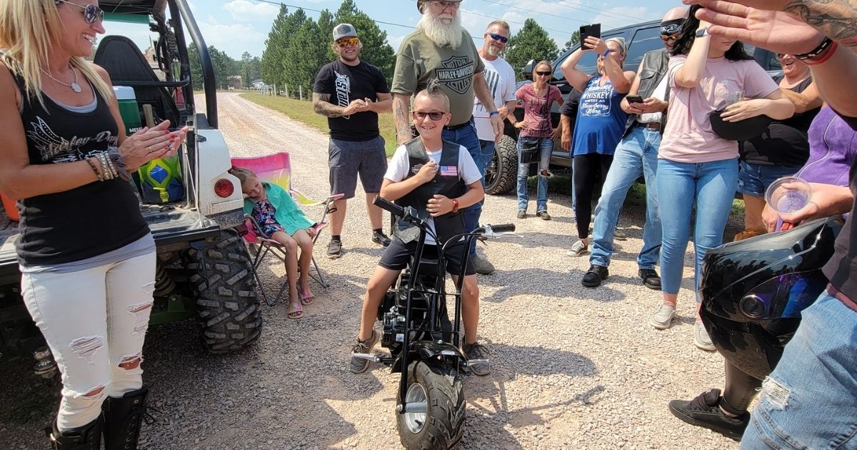 Boy Sets Up 'Donations-Only' Lemonade Stand for Bikers, Raises Money for College Fund and Children's Hospital