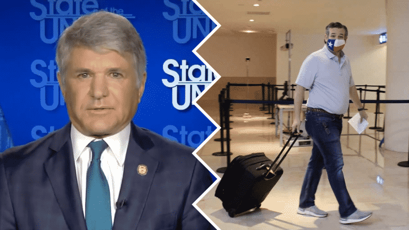 Texas GOP Rep Knocks Cruz for Trip To Cancun: When There Is a Crisis ‘I’m Not Going To Go on Some Vacation’
