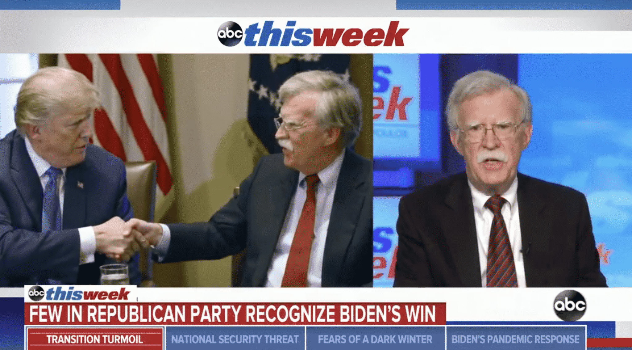 Bolton: Republicans Are ‘Getting Ready’ to Acknowledge Biden as President-Elect