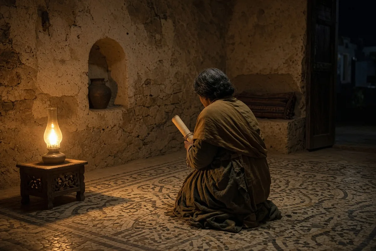 Monica offered persistent prayers for Augustine over many years before his conversion.