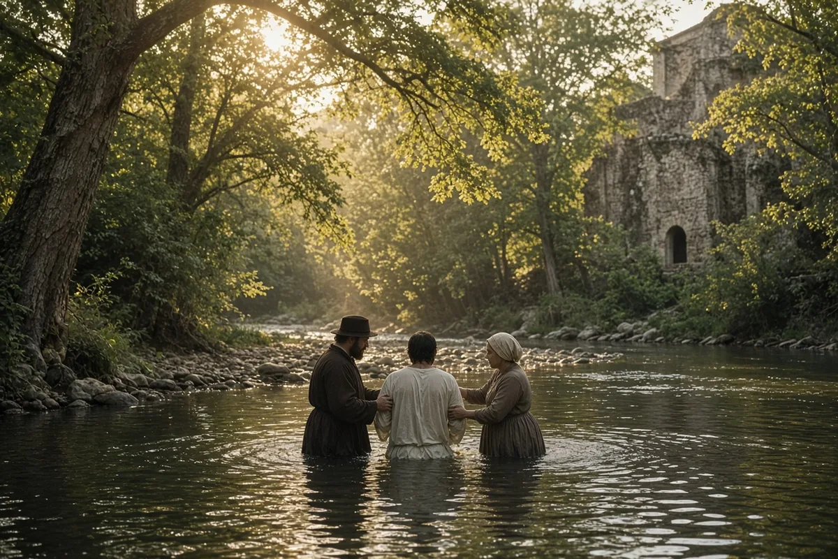 Several Delaware Indians received baptism from Brainerd in colonial New Jersey rivers.