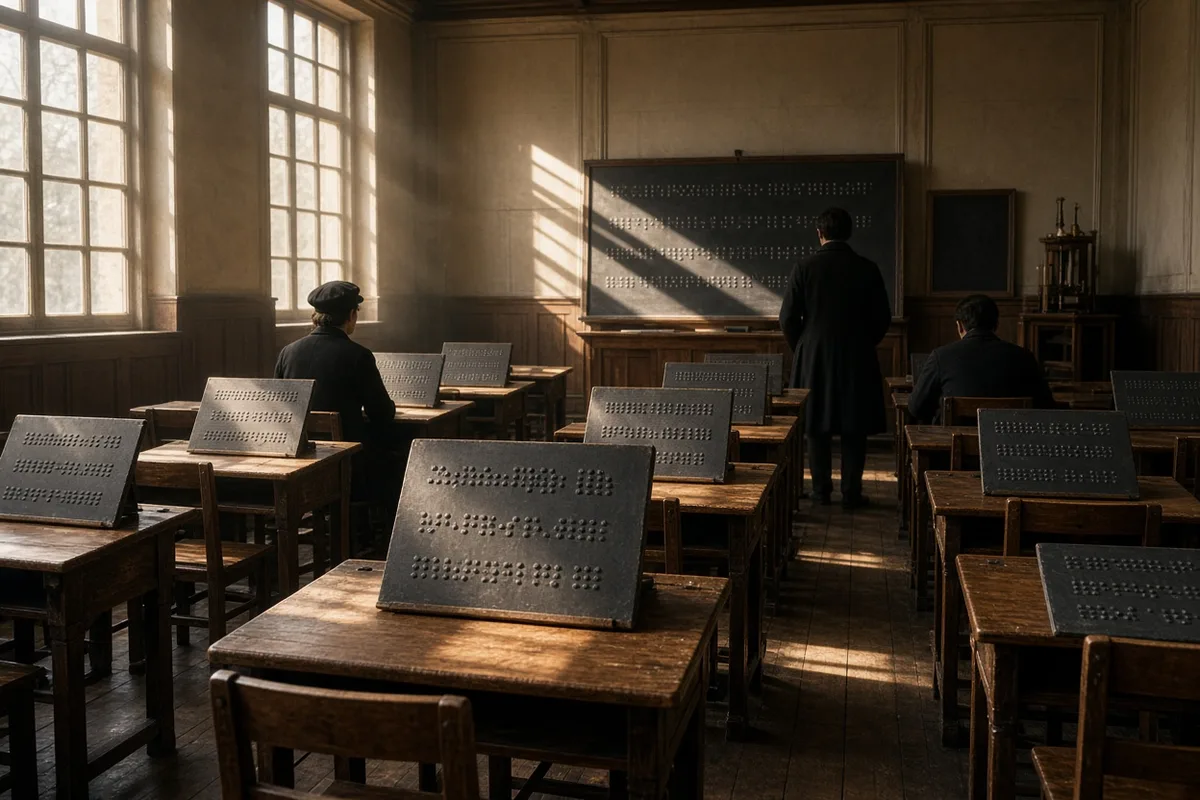 Braille published his music code in 1830, enabling generations of blind composers and performers.