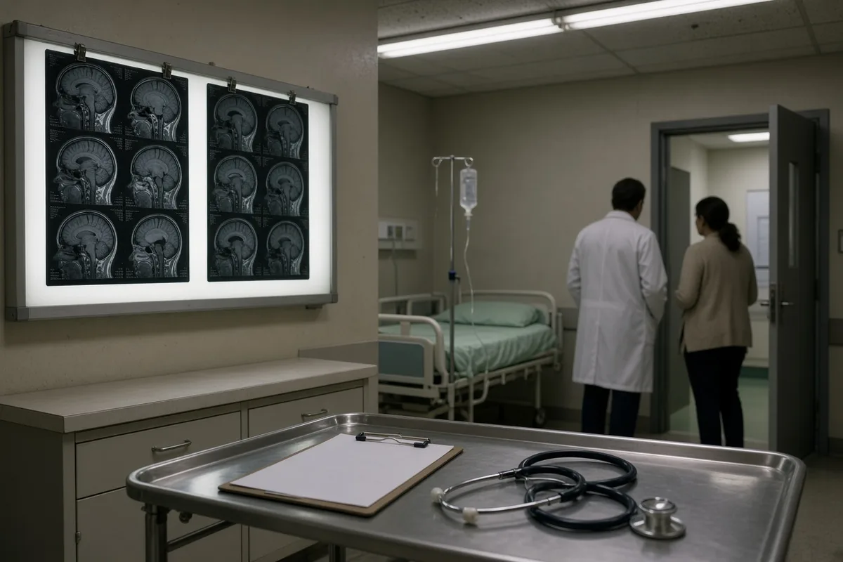Floribeth Mora Diaz was diagnosed with an inoperable brain aneurysm confirmed by medical imaging.
