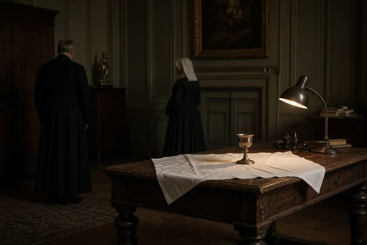 The parish preserved the transformed host for further examination.