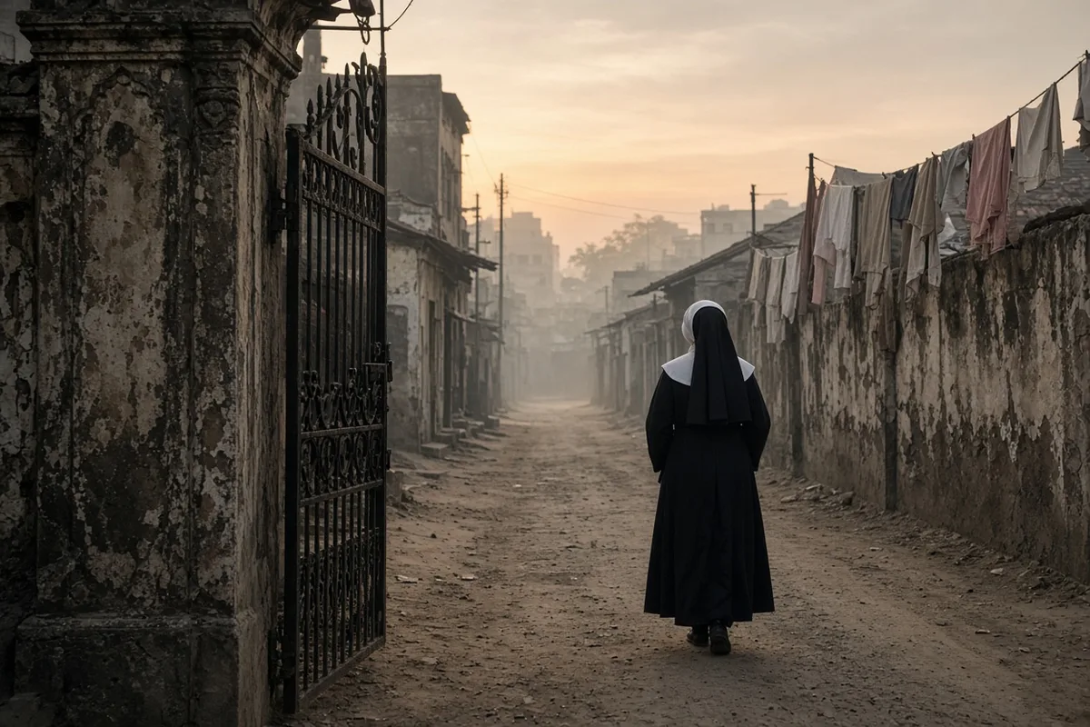 In 1948, Sister Teresa left the Loreto convent school in Calcutta to live and work among the city's poorest residents.