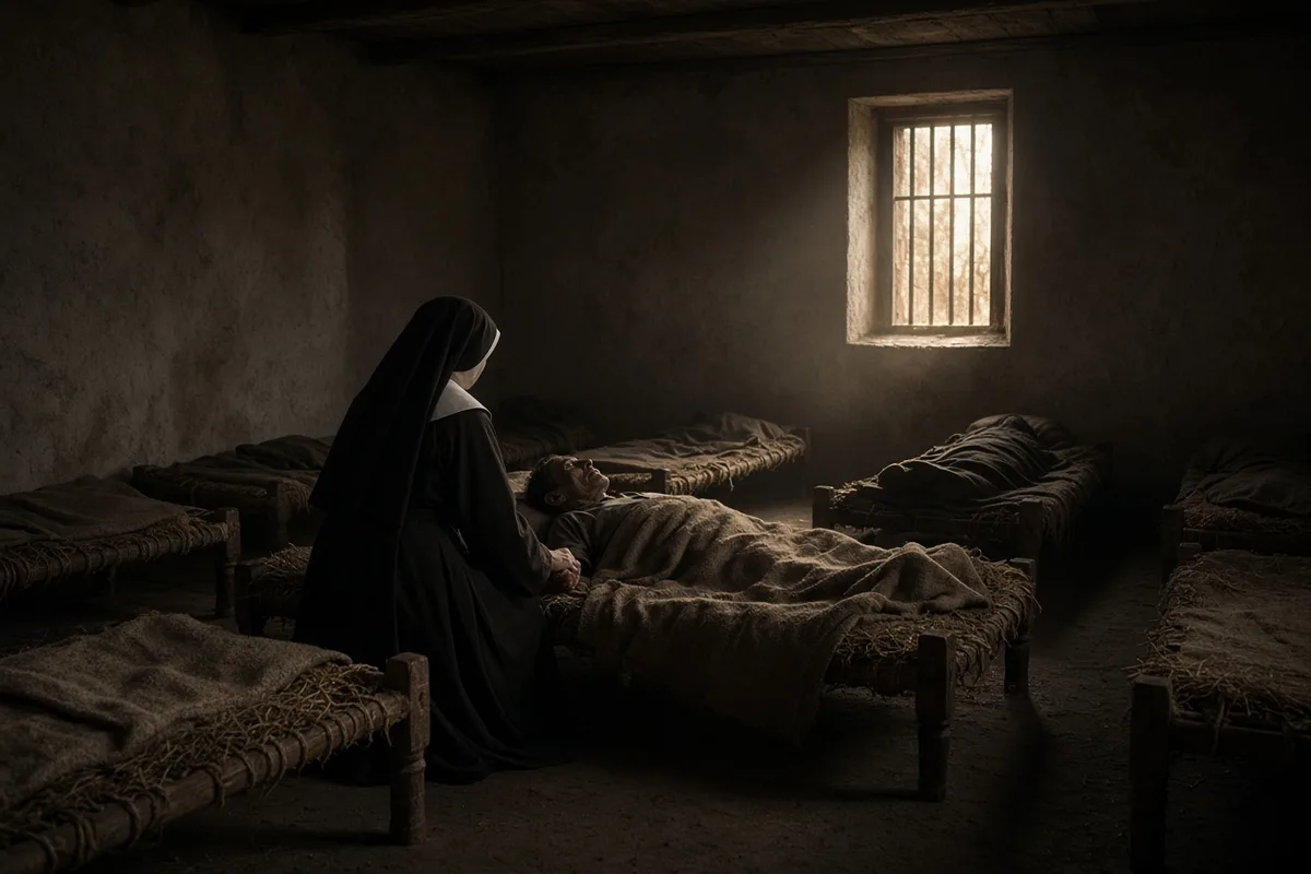 The order opened homes for the dying and destitute, offering comfort and dignity to those society had abandoned.