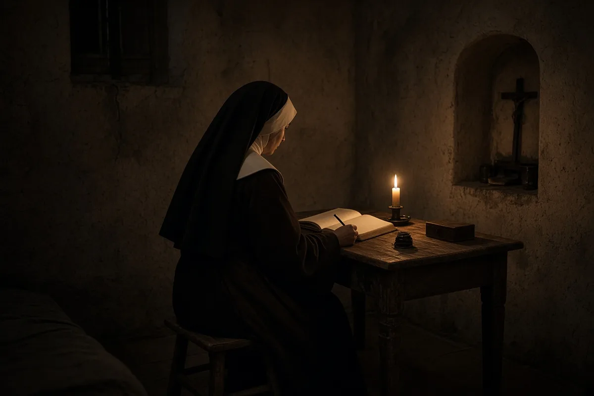 Her private letters, revealed after her death, showed she endured decades of profound spiritual doubt while continuing her daily work.