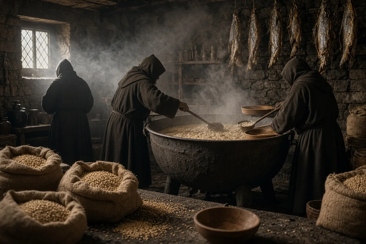 Rabanus Maurus directed the abbey to feed the refugees who arrived after the Viking attacks.