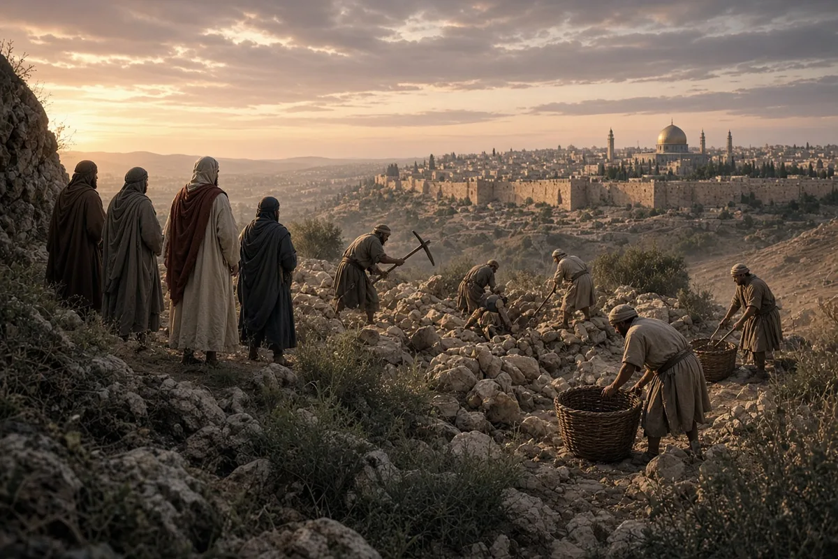 Helena's pilgrimage to Jerusalem in 326 initiated the excavation of the Holy Sepulchre.