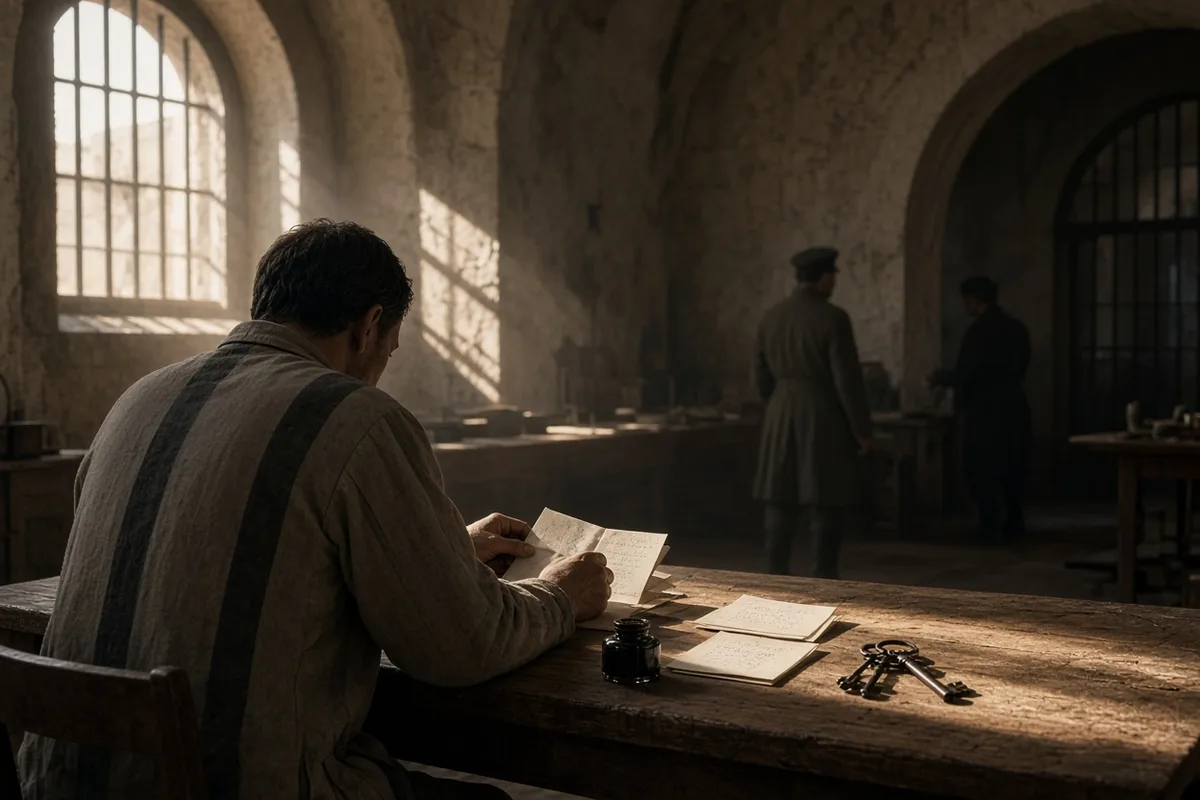 Bonhoeffer continued writing theological letters from his prison cell until his execution.