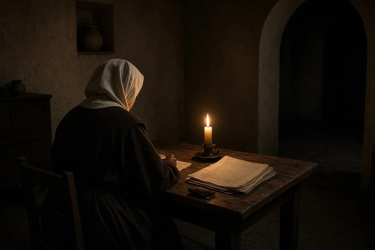 Teresa wrote the rule that governed the Discalced Carmelites' austere life.
