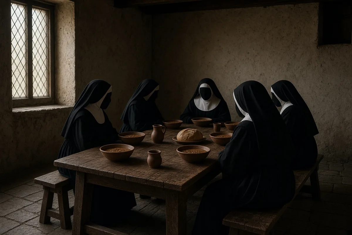 Daily poverty extended to meals and furnishings in the reformed convents.