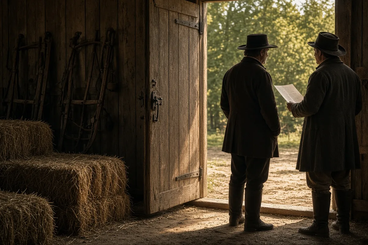During farm visits Woolman persuaded owners to consider freeing those they held in bondage.