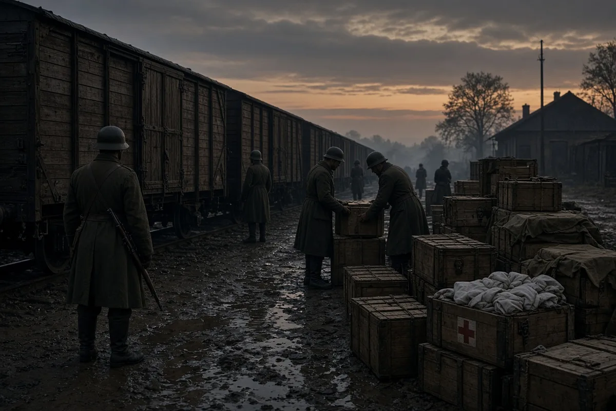 Schindler arranged rail transport to relocate his listed workers away from advancing Soviet forces and remaining death camps.