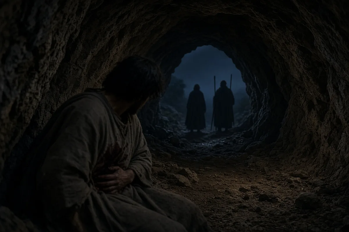 A wound also opened in his side, matching the lance wound of Christ.