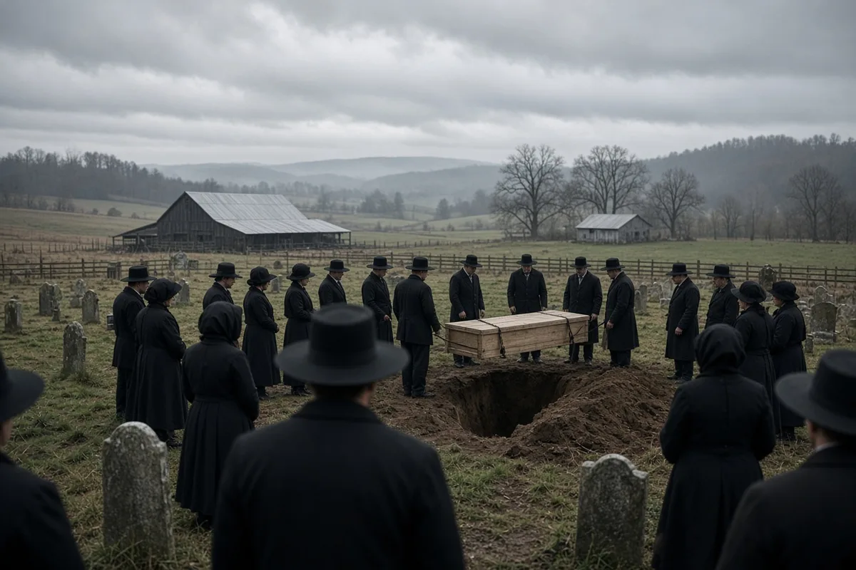 Dozens of Amish attended the shooter’s funeral, occupying nearly half the seats in the small church.