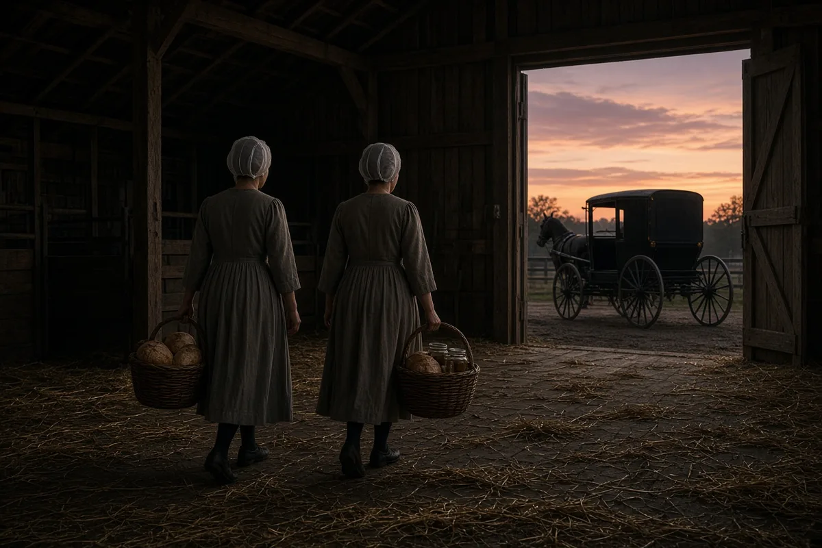 Amish families prepared and delivered meals to the shooter’s widow and children the day after the shooting.